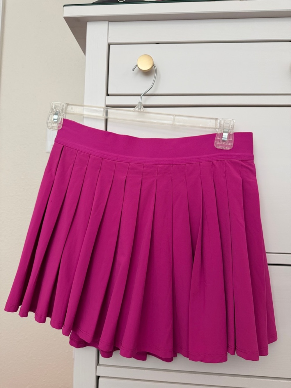 all in motion Fuchsia Pleated Skater Mini Skirt